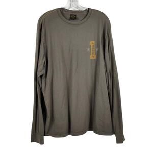 LUCKY BRAND XXL 2XL Long Sleeve Lucky 1 Black Hills Stugis Motorcycles